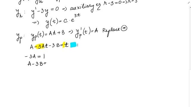 Diff. Eq.: First order linear differential equation solved using different methods Part 1 of 2 смотреть онлайн