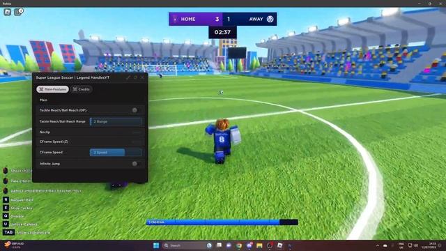 ROBLOX Super League Soccer Script Gui | Take Ball, Auto Score, Infinite Stamina + More PASTEBIN 202 смотреть онлайн