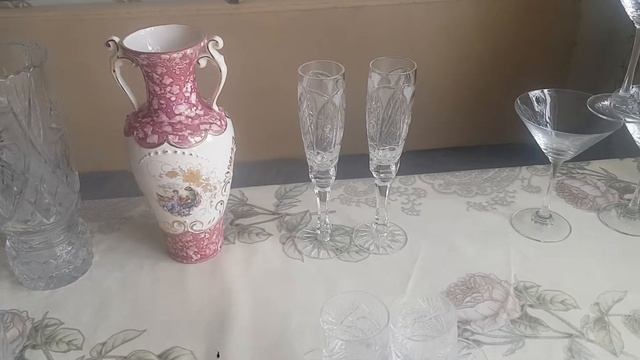Ваза, бокал, стопка, графин хрусталь/стекло смотреть онлайн
