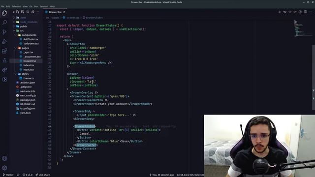Chakra UI - Drawer смотреть онлайн