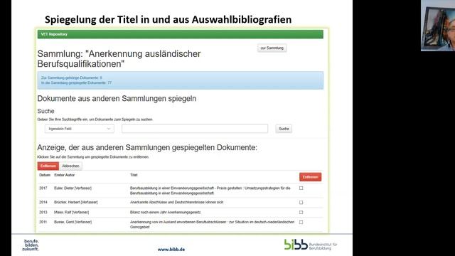 Bibliographienerstellung beim BIBB mit DSpace und PHPWord смотреть онлайн