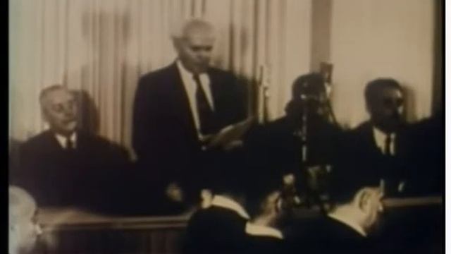 David Ben Gurion Declares Israel's Independence - Hebrew - May 14, 1948 смотреть онлайн