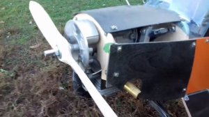 Обзор самолета с двигателем от бензокосы