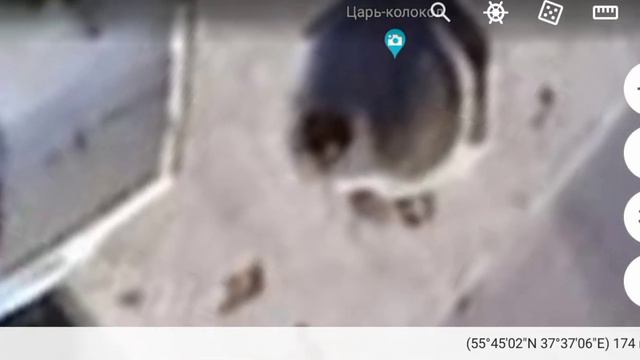 Царь - колокол на Google Earth