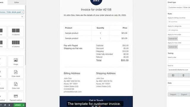 WooCommerce Email Template Customizer Preview смотреть онлайн