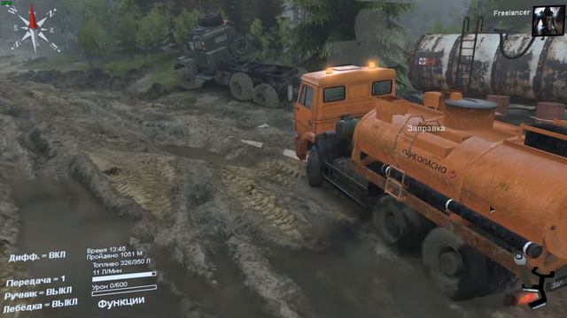 Spintires.  Прохождение.