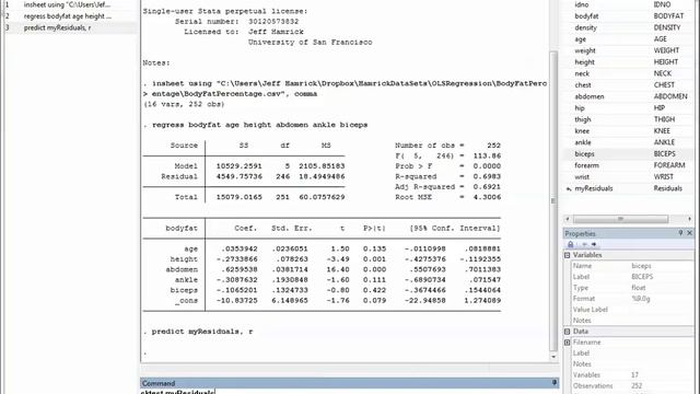 The Skewness-Kurtosis (Jarque-Bera) Test in Stata смотреть онлайн