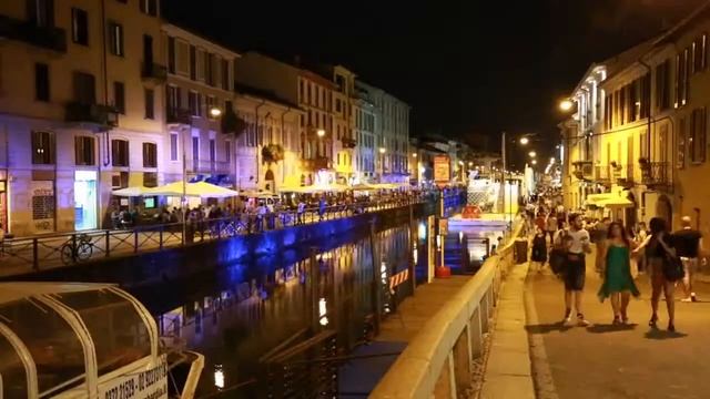 Timelapse impressions at Navigli Milan смотреть онлайн