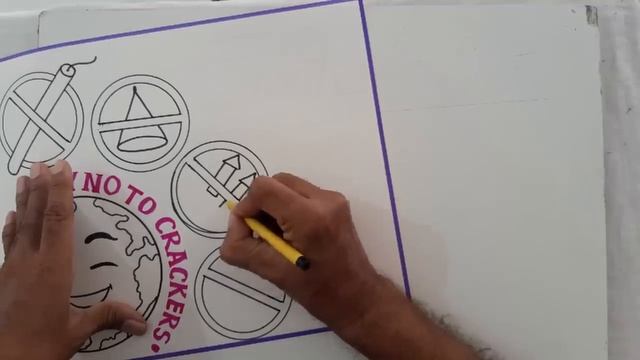 Diwali Poster Drawing//Say No To Crackers Poster Drawing//Save Earth Drawing Easy//Keshavlal Vora смотреть онлайн