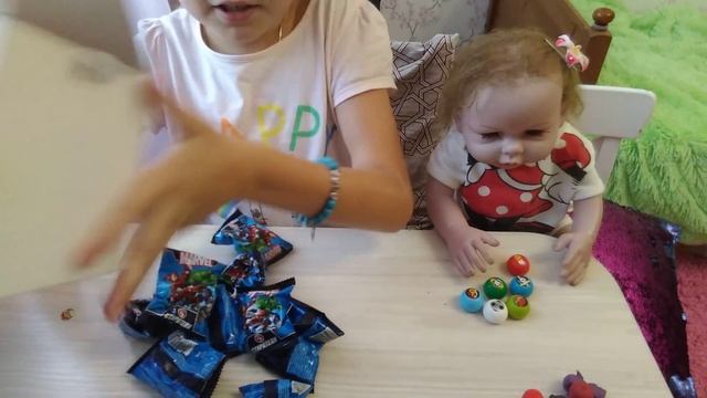 Распаковка стиратели MARVEL Акция из Пятерочки и осенние шишки с юга