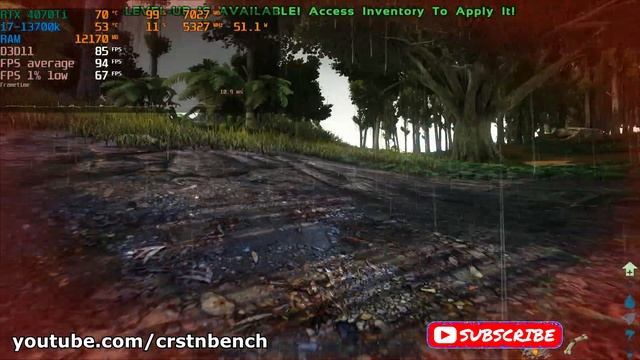 Intel Core i7-13700K \ NVIDIA RTX 4070 Ti - ARK: Survival Evolved @4K epic settings смотреть онлайн