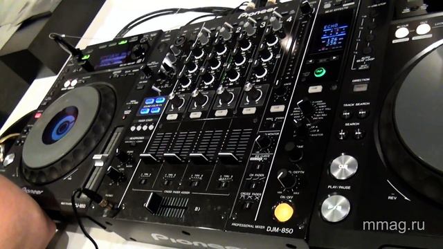 mmag.ru: Musikmesse 2012 - Pioneer DJM-850 video review смотреть онлайн