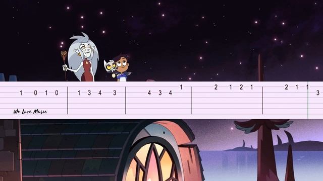 The Owl House - Intro Guitar Tab смотреть онлайн
