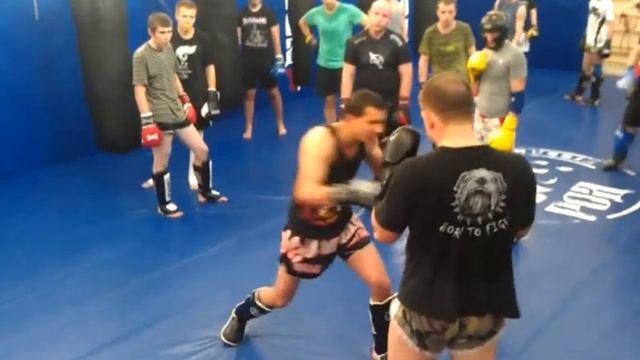Muay Thai And K1 Technique, A Seminar In Moscow With Nikolay Kovalevich