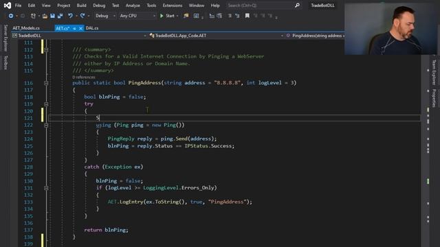C# Algo Trading Bot - Check for Internet Connection смотреть онлайн