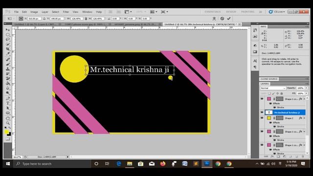 Business Card Design Pink & Black Color: Adobe Photoshop: Free Psd File Dawonlod : смотреть онлайн