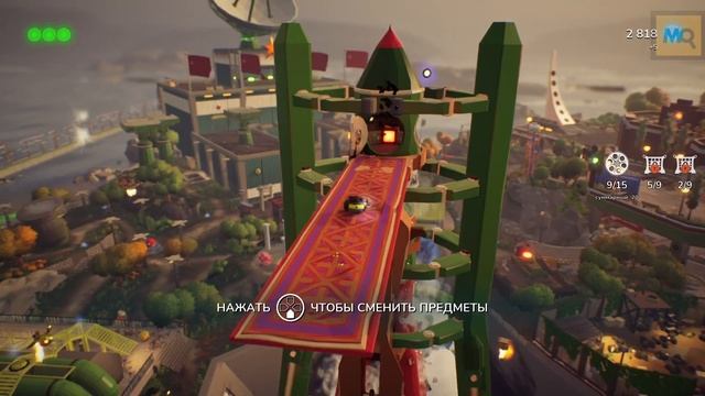 BANG-ON BALLS: CHRONICLES обзор игры. Веселый платформер с песочницей в открытом мире. смотреть онлайн