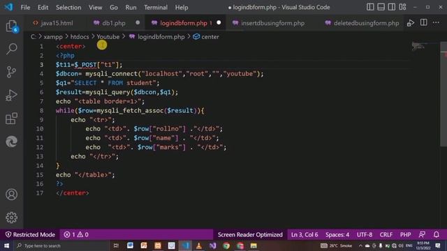 how to create login form with database in PHP |web development tutorial #86 |Joiya Academy смотреть онлайн