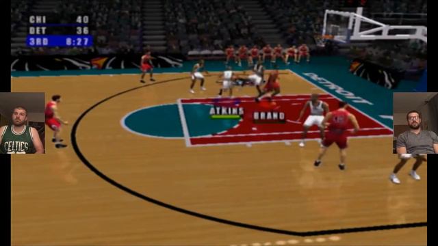 Bulls vs Pistons - NBA Live 2001 смотреть онлайн