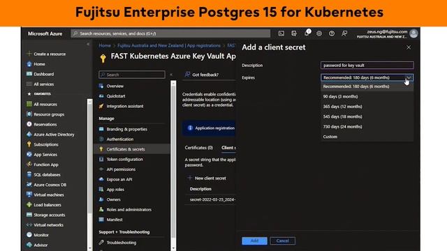 Fujitsu Enterprise Postgres 15 for Kubernetes - Demo смотреть онлайн