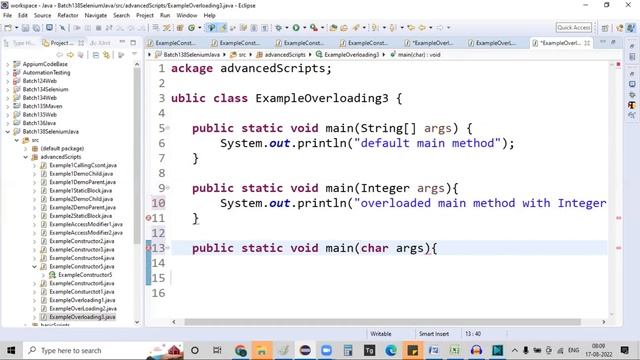 Main Method Overloading || Java Tutorial for Beginners in Telugu смотреть онлайн