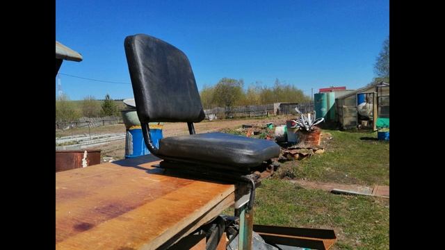 Мини погрузчик на гидроходу Установка двигателя и сиденья Часть 4 смотреть онлайн