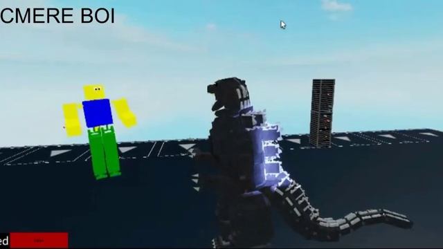 Godzilla vs Roblox noob mech смотреть онлайн