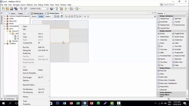 How to call 1 jframe from another jframe in java swing |Calling a JFrame from Another JFrame in Jav смотреть онлайн