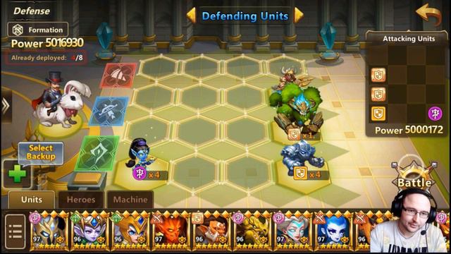 Era of Chaos: The best F2P tanks (defensive units) in the game! смотреть онлайн