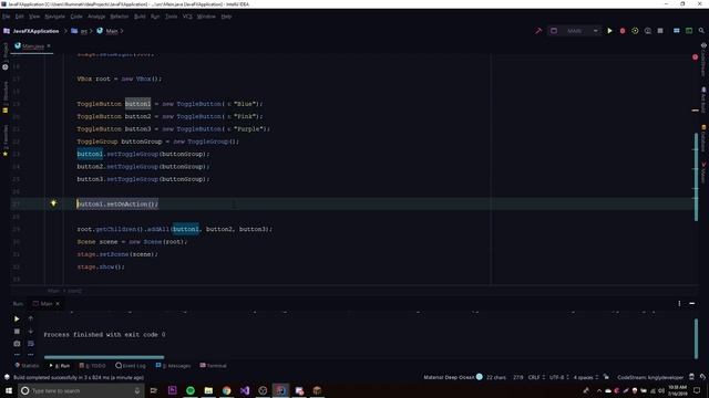 JavaFX 12 Tutorial - 10 - Toggle and Radio Buttons смотреть онлайн