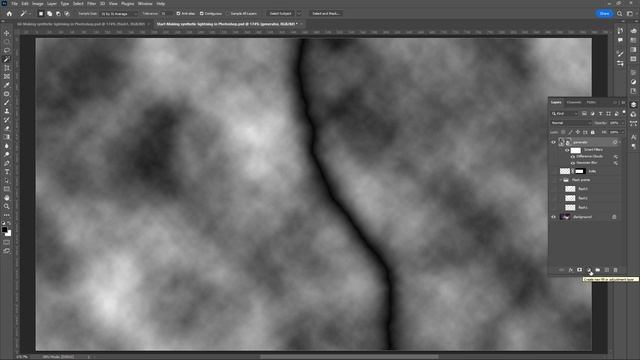 60-Making synthetic lightning in Photoshop смотреть онлайн