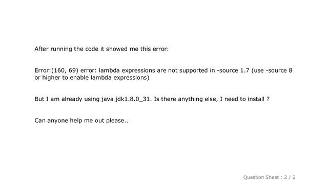 Android : android studio : lambda expressions are not supported in -source 1.7 (use -source 8 or hi смотреть онлайн