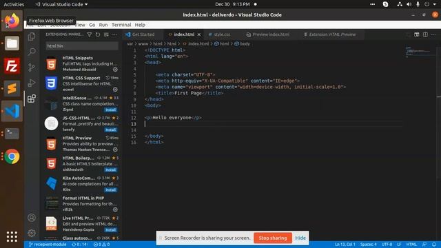 How to include css in html 5 | How to link external css to html смотреть онлайн