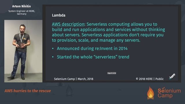 AWS hurries to the rescue (Artem Nikitin, Germany) [RU] смотреть онлайн