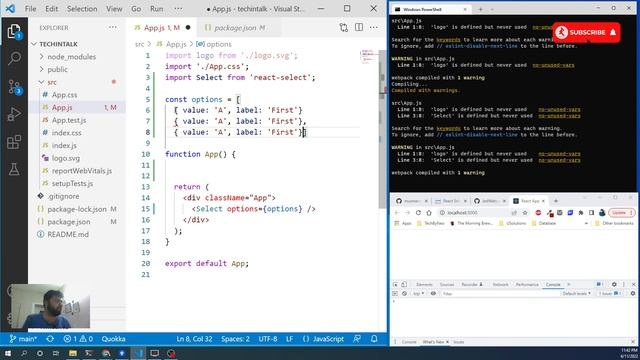 Use the react-select dropdown in async mode and integrate react-select npm package react: 18.1.0 смотреть онлайн