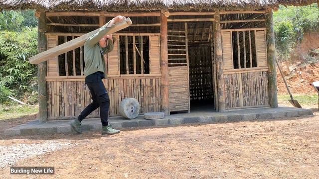 Build a solid foundation Install a stone mill to grind corn and feed ducks, Life Living Nature Day смотреть онлайн