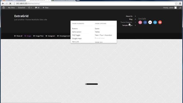 Mega menu options & usage of the ExtraGrid theme смотреть онлайн