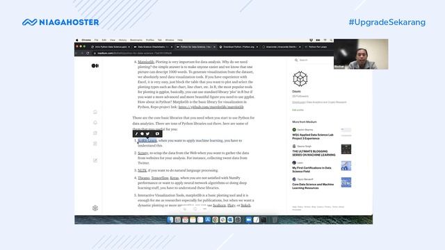 Niagahoster Lite Bites 58: Introduction to Python for Data Science смотреть онлайн