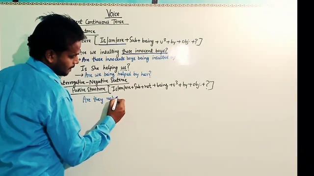Voice (Present Continuous Tense) Interrogative Sentence By-B.K.Sir смотреть онлайн