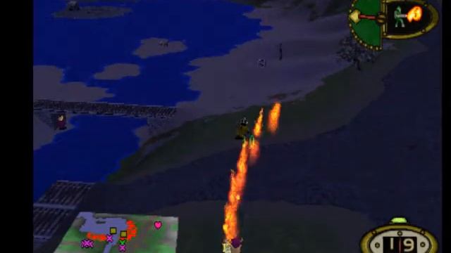 [PS1/RUS] Hogs of War [ПРОТИВНЫЕ СВИНЬИ] - 15. Закопавшийся свин смотреть онлайн