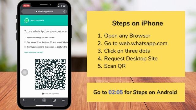 How To Use WhatsApp Web On IPhone And Android [2023]