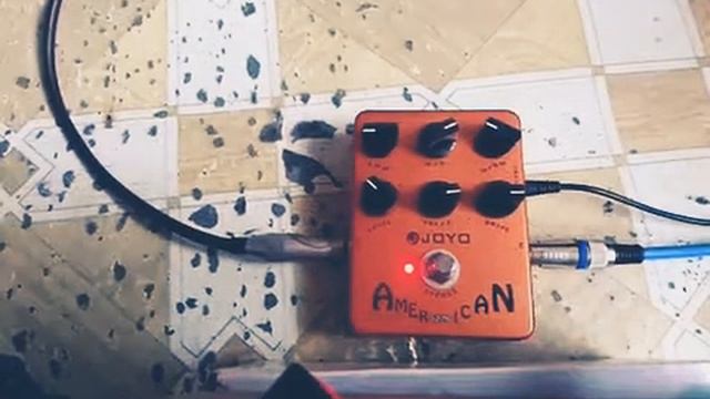 JOYO american sound amp simulator test( fender 57 deluxe) смотреть онлайн