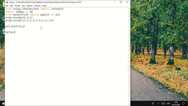 Interpolation python смотреть онлайн