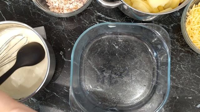 Картофельная запеканка с ветчиной и сыром смотреть онлайн