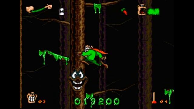 Sega Mega Drive 2 (Smd) 16-bit Boogerman A Pick and Flick Adventure Flatulent Swamps