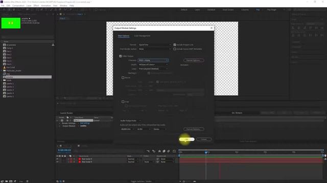 ??como EXPORTAR con fondo TRANSPARENTE en AFTER EFFECTS 2020✌️? [2 TRUCOS que no CONOCES] смотреть онлайн