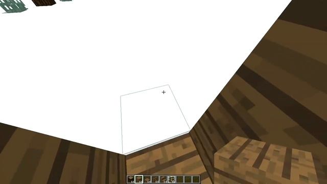 Еловый дом в Minecraft