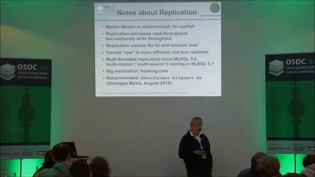 OSDC 2016 - MySQL Server in Teamwork - Replication and Galera Cluster by Jörg Brühe смотреть онлайн