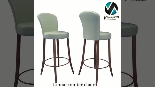 Luma Bar Stool Chair 54 3D model from CGTrader.com смотреть онлайн