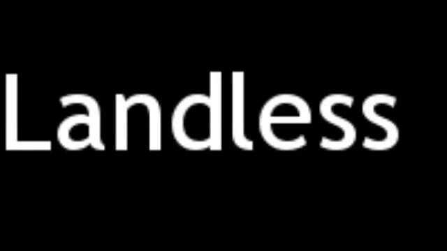 How to Pronounce Landless смотреть онлайн